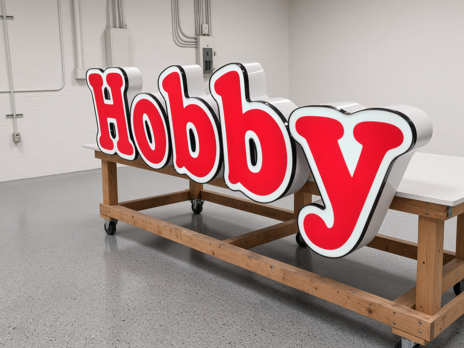 Illuminated LED sign board