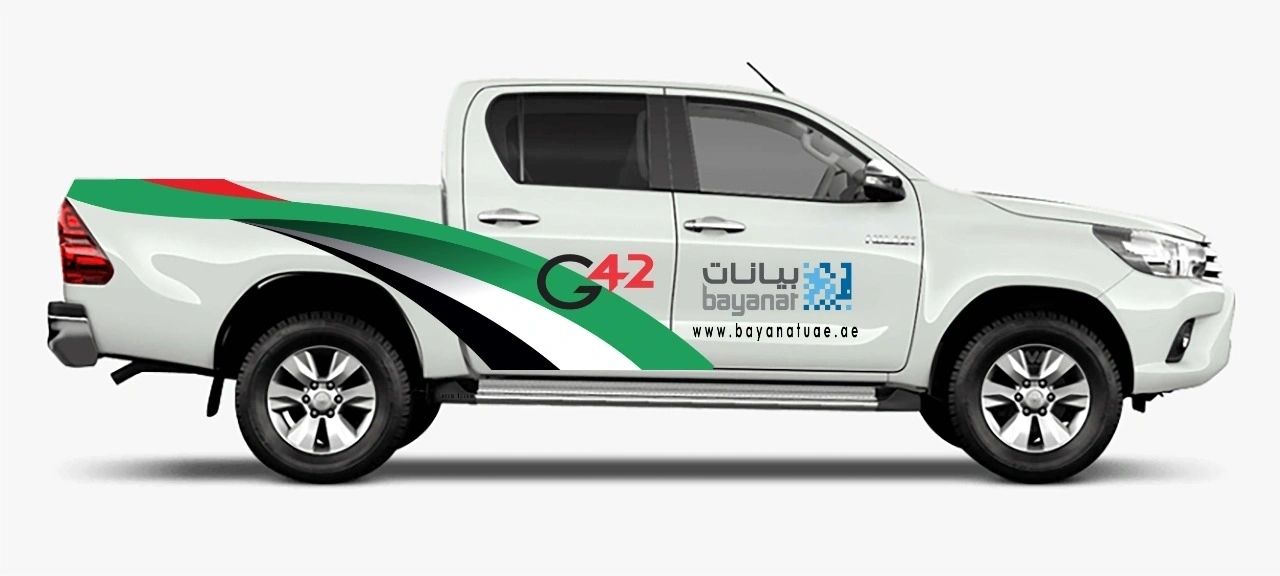 Vehicle wrap branding UAE