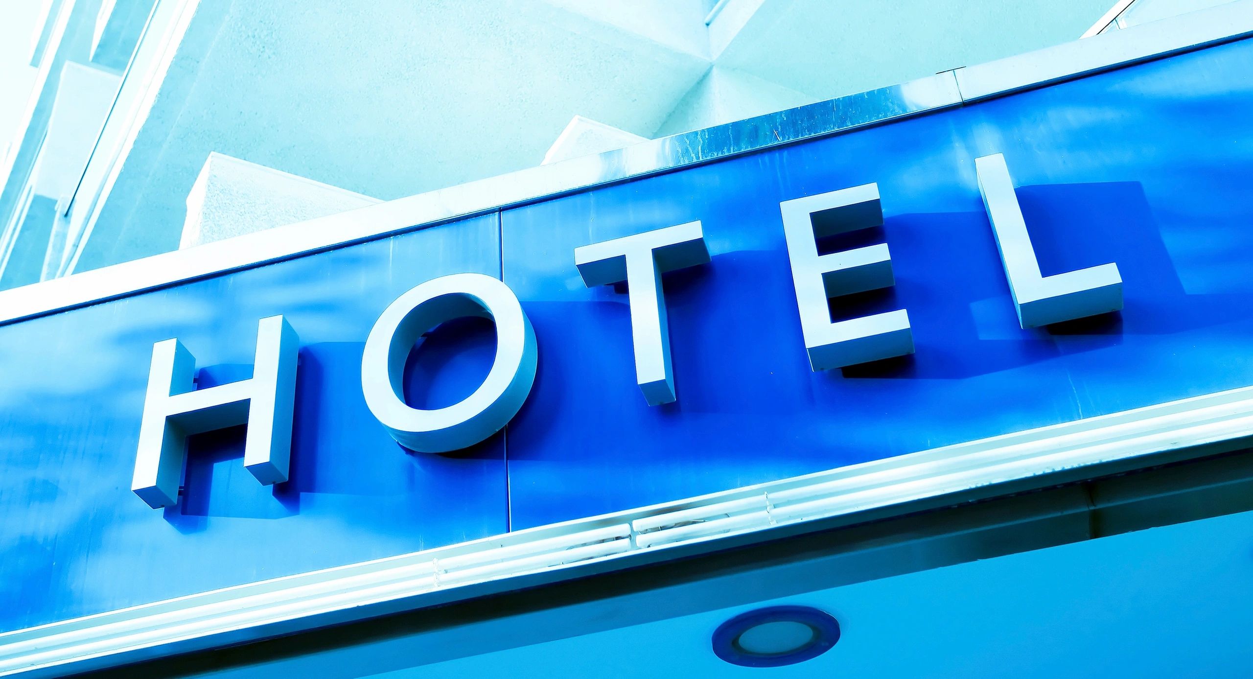 Hotel 3D letter sign